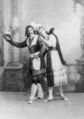 423px-Swan Lake - Hungarian Dance -Lead Couple -Marie Petipa & Alfred Bekefi -1895.jpg